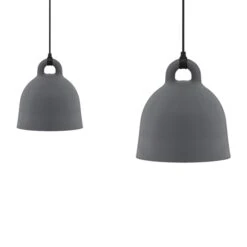 Normann Copenhagen Bell Hängelampe 350 Mm, Grau -Normann Copenhagen normann copenhagen bell lampe klein schwarz 2 1