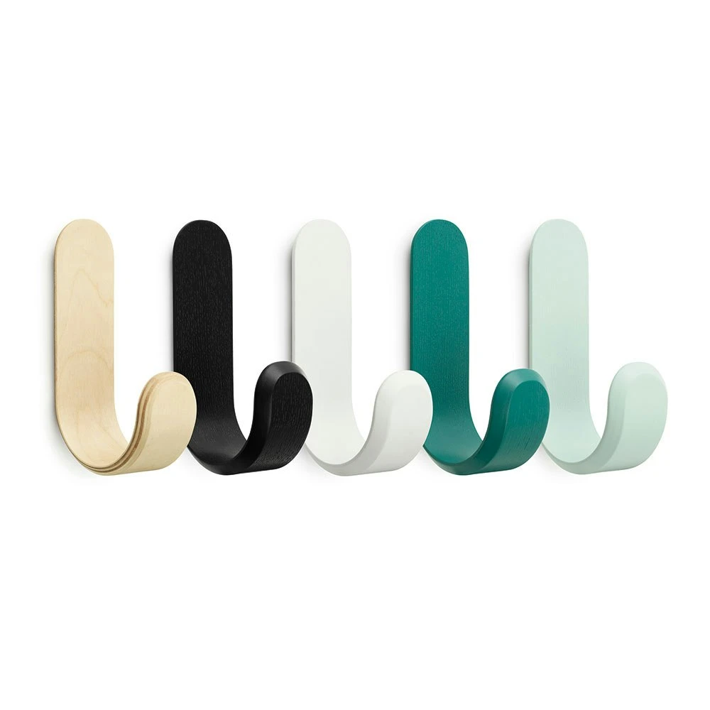 Normann Copenhagen Curve Haken 17,7x5,3 Cm, Natur 4 Normann Copenhagen Curve Haken 17,7x5,3 Cm, Natur – Bild 2