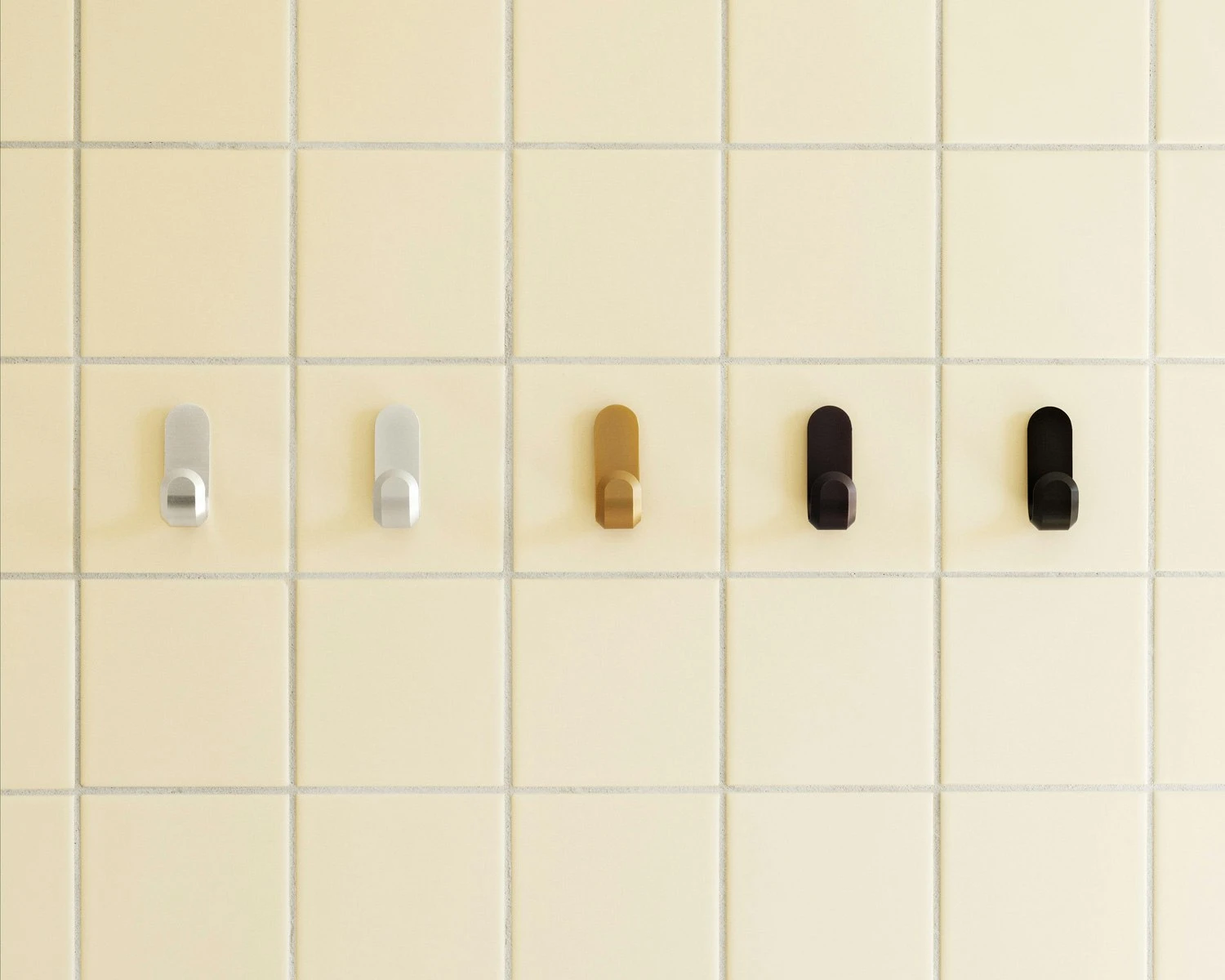 Normann Copenhagen Curve Mini Haken 2-er Set, Schwarzmatt 6 Normann Copenhagen Curve Mini Haken 2-er Set, Schwarzmatt – Bild 4