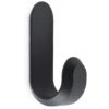 Normann Copenhagen Curve Mini Haken 2-er Set, Schwarzmatt -Normann Copenhagen normann copenhagen curve mini hooks 2 pcs matt black 1