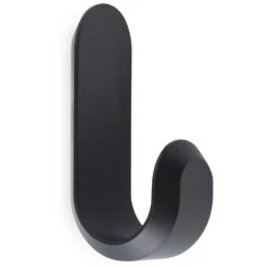 Normann Copenhagen Curve Mini Haken 2-er Set, Schwarzmatt