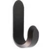 Normann Copenhagen Curve Mini Hooks - 2 Pcs, Matt Brown -Normann Copenhagen normann copenhagen curve mini hooks 2 pcs matt black 4