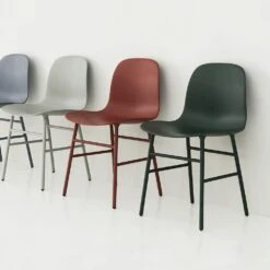 Normann Copenhagen Form Stuhl, Weiß/Stahl -Normann Copenhagen normann copenhagen form stuhl wei stahl 1