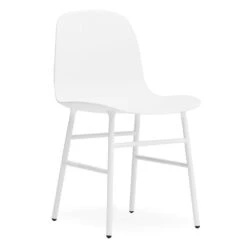 Normann Copenhagen Form Stuhl, Weiß/Stahl -Normann Copenhagen normann copenhagen form stuhl wei stahl 3