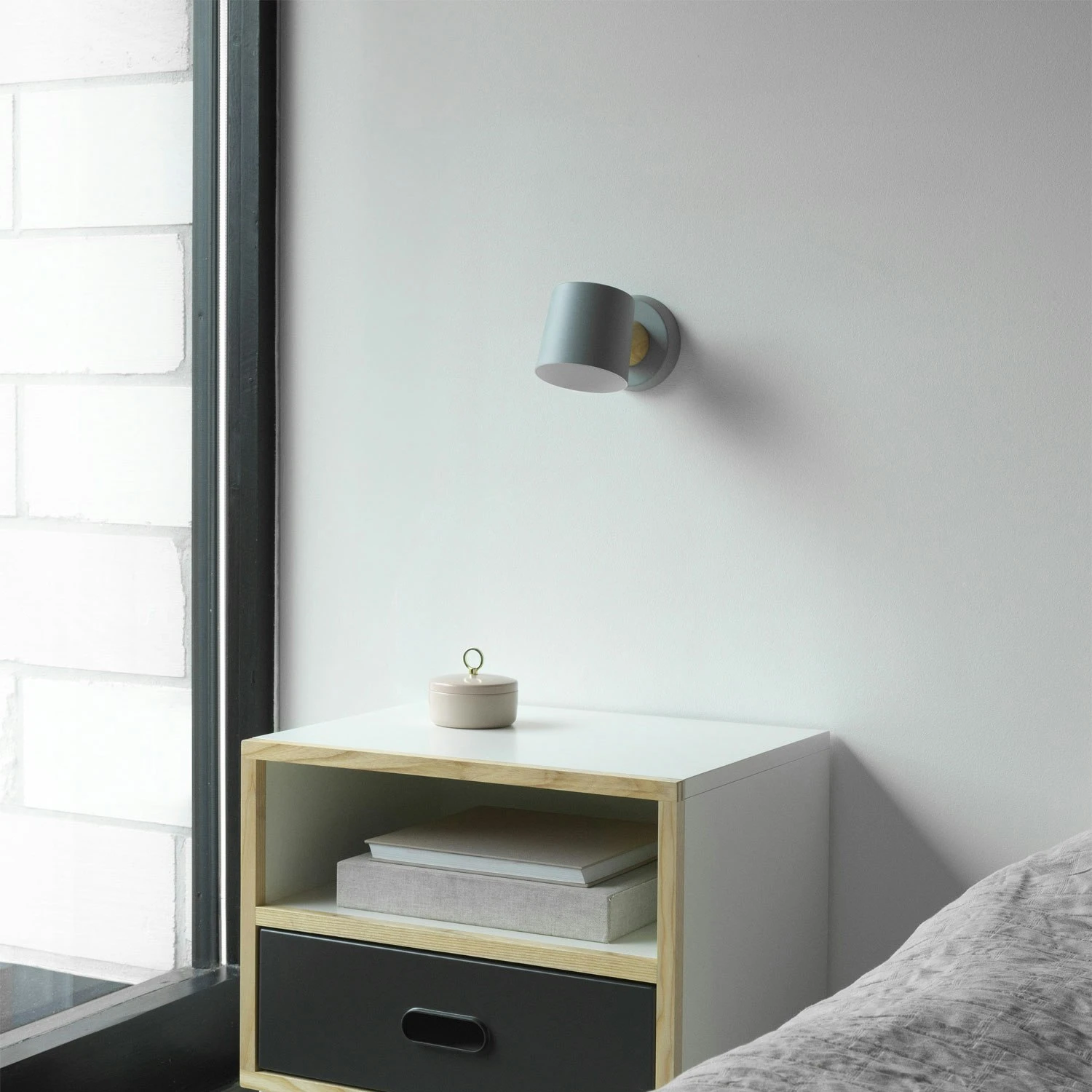 Normann Copenhagen Rise Wandleuchte Festinstallation, Grau 5 Normann Copenhagen Rise Wandleuchte Festinstallation, Grau – Bild 3