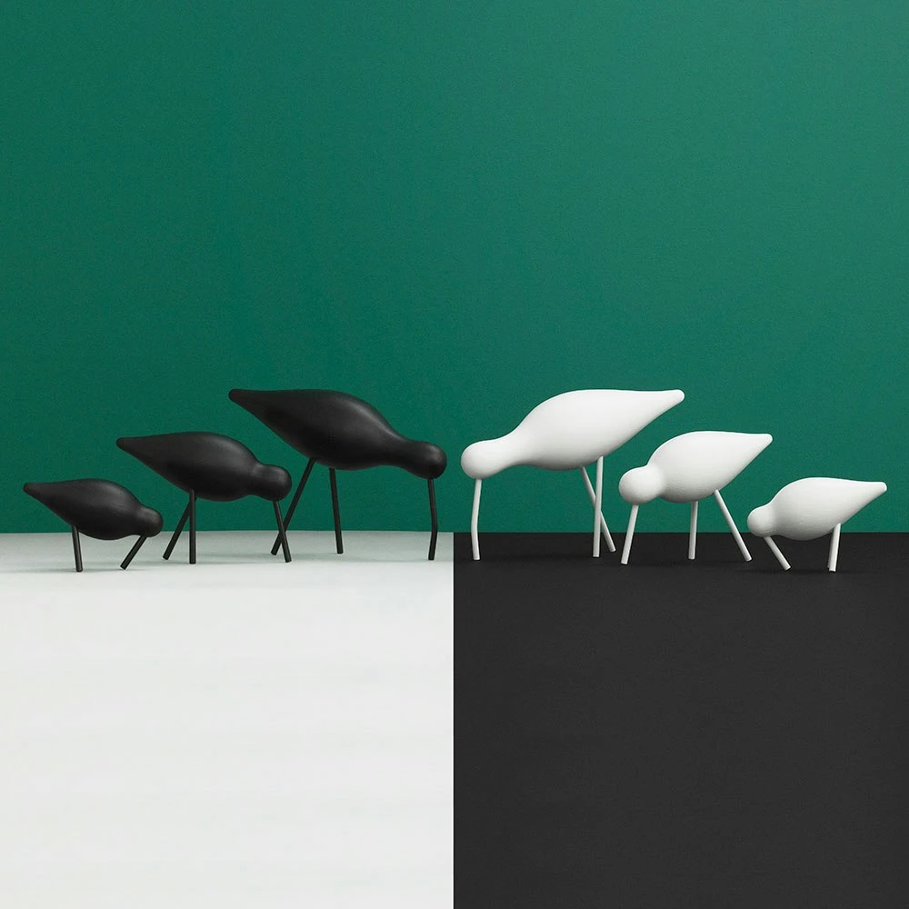 Normann Copenhagen Shorebird Small, Schwarz/Schwarz 8 Normann Copenhagen Shorebird Small, Schwarz/Schwarz – Bild 6