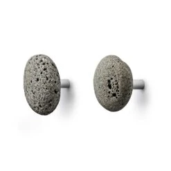 Normann Copenhagen Stone Knager 2 Stk 12,5 Cm, Grau