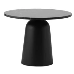 Normann Copenhagen Turn Kaffeetisch , Schwarzer Marmor
