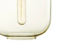 Pendelleuchte Amp Small Glas Stein Gelb Braun Gold / Ø 14 X H 17 Cm - Normann Copenhagen -Normann Copenhagen pendelleuchte amp small goldfarben marmor jadegrun madeindesign 229979 original