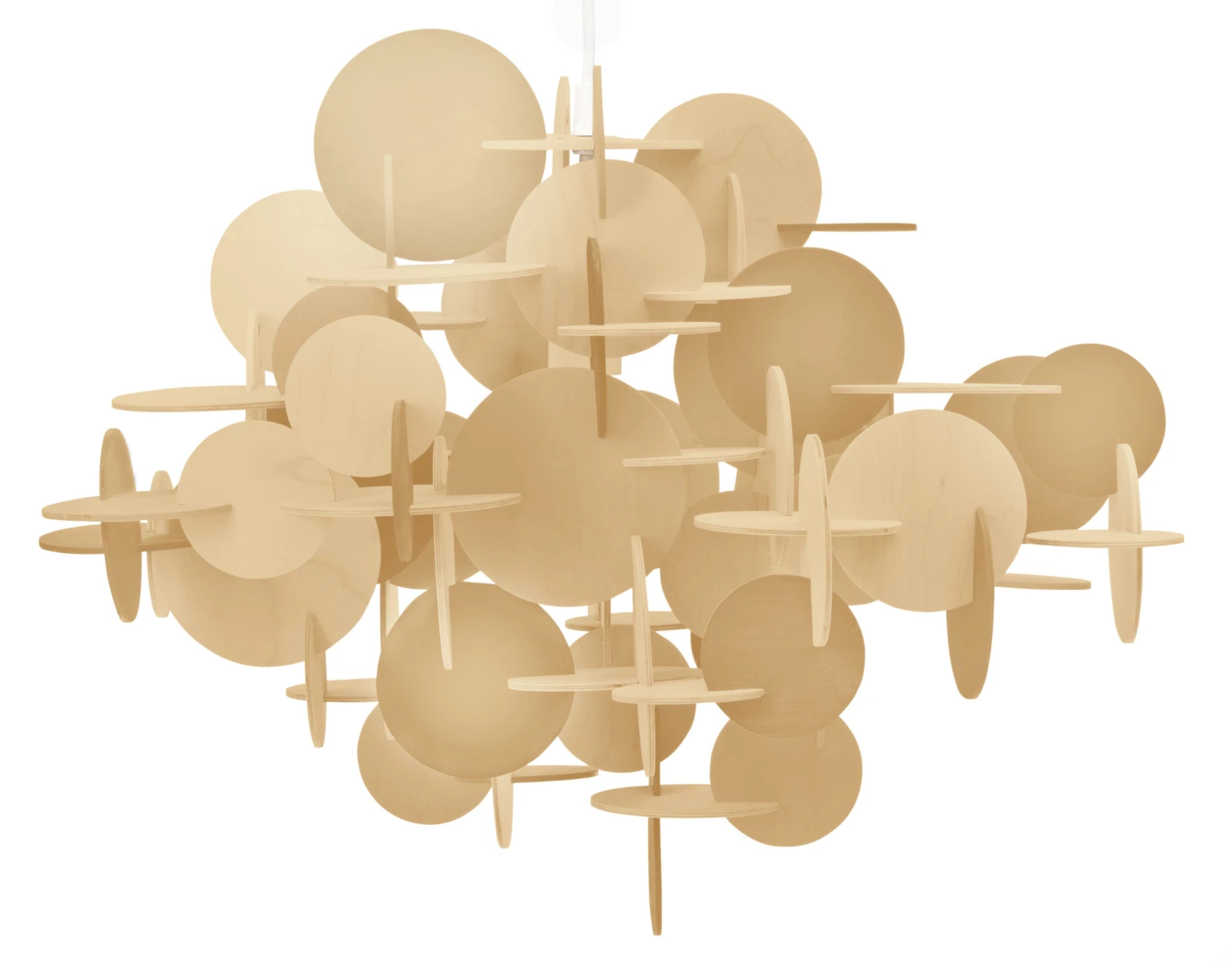 Pendelleuchte Bau Small Holz Natur H 43 Cm - Normann Copenhagen 3 Pendelleuchte Bau Small Holz Natur H 43 Cm - Normann Copenhagen