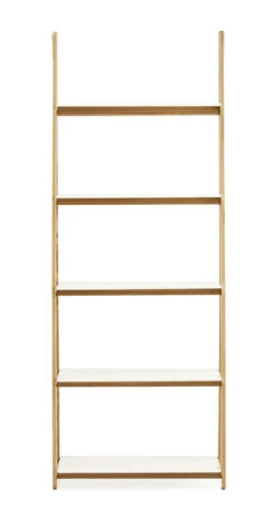 Regal One Step Up Metall Weiß Holz Natur - Normann Copenhagen -Normann Copenhagen regal one step up holz regale weiss madeindesign 187910 original