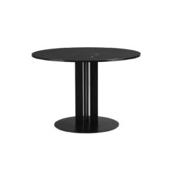 Runder Tisch Scala Stein Schwarz / Ø 110 Cm - Schwarzer Marmor - Normann Copenhagen
