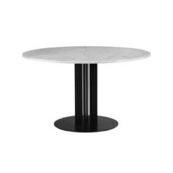 Runder Tisch Scala Stein Weiß / Ø 130 Cm - Weißer Marmor - Normann Copenhagen
