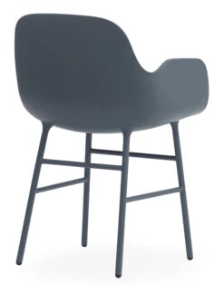 Sessel Form Plastikmaterial Blau / Stuhlbeine Aus Metall - Normann Copenhagen -Normann Copenhagen sessel form blau madeindesign 235593 original