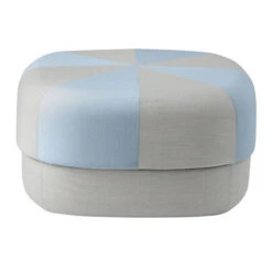 Sitzkissen Circus Duo Textil Blau / Large - Ø 65 Cm - Normann Copenhagen