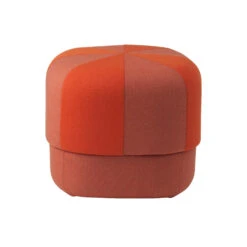 Sitzkissen Circus Duo Textil Orange / Small - Ø 46 Cm - Normann Copenhagen