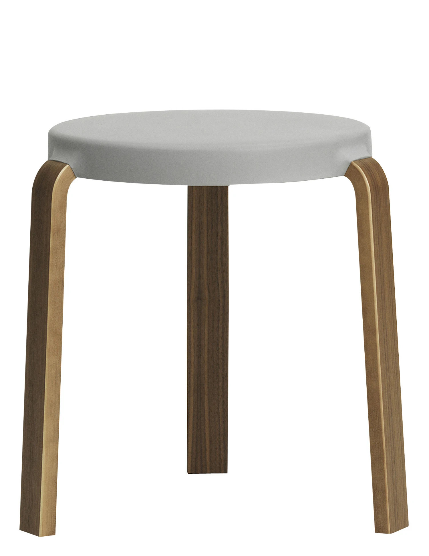 Stappelbarer Hocker Tap Stool Plastikmaterial Holz / Nussbaum & Schaumstoff - Normann Copenhagen 3 Stappelbarer Hocker Tap Stool Plastikmaterial Holz / Nussbaum & Schaumstoff - Normann Copenhagen