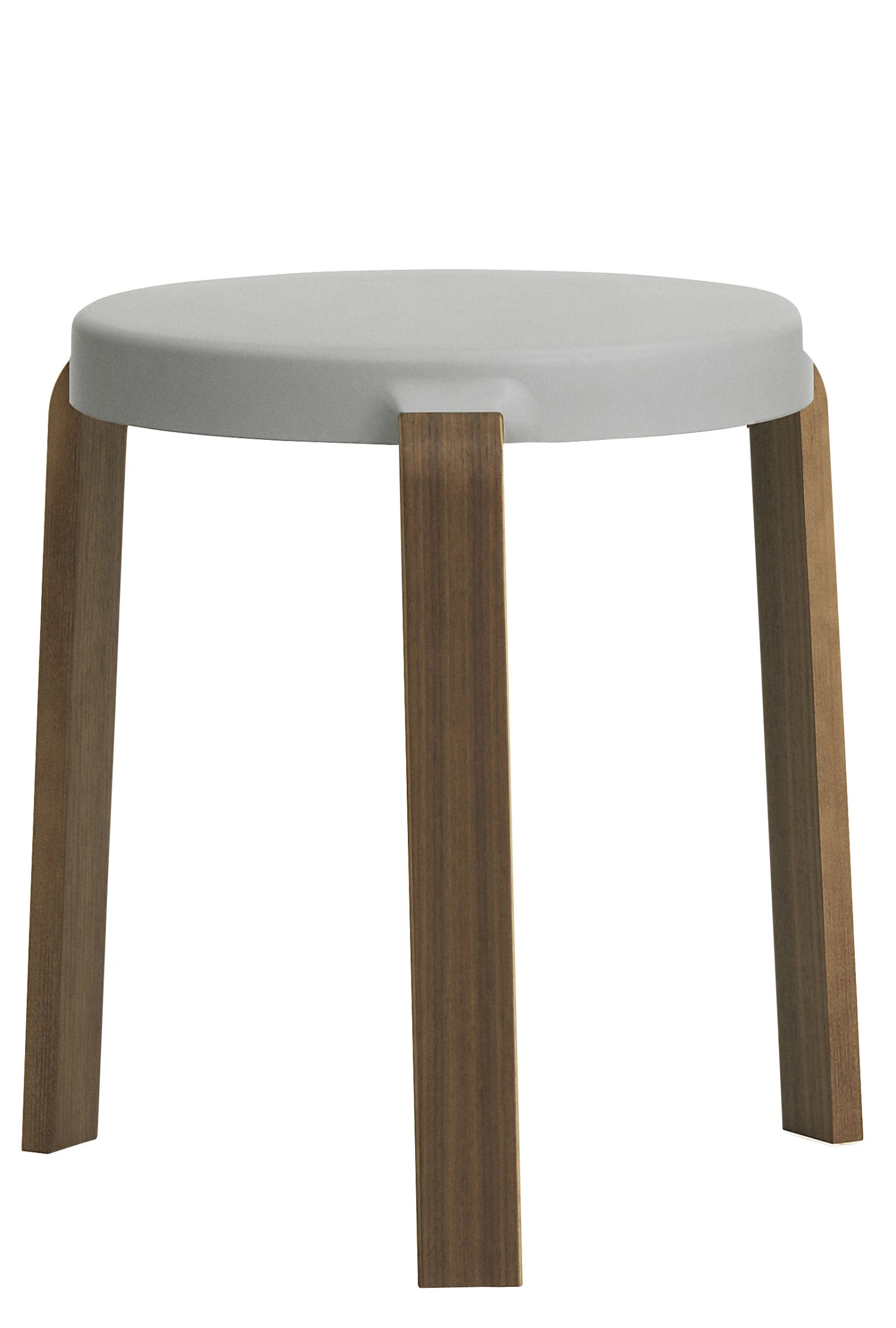 Stappelbarer Hocker Tap Stool Plastikmaterial Holz / Nussbaum & Schaumstoff - Normann Copenhagen 4 Stappelbarer Hocker Tap Stool Plastikmaterial Holz / Nussbaum & Schaumstoff - Normann Copenhagen – Bild 2