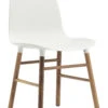 Stuhl Form Plastikmaterial Weiß Holz Natur / Stuhlbeine Aus Nussbaum - Normann Copenhagen -Normann Copenhagen stuhl form weiss nussbaum madeindesign 235788 original